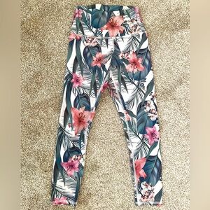 Tropical Print Leggings